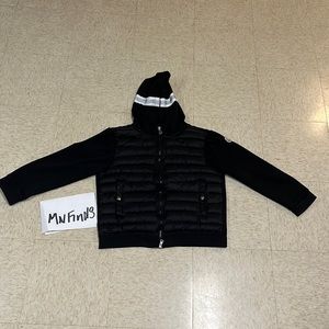 moncler front puffer zip up (small)